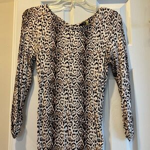 Tart Jersey leapord dress size small